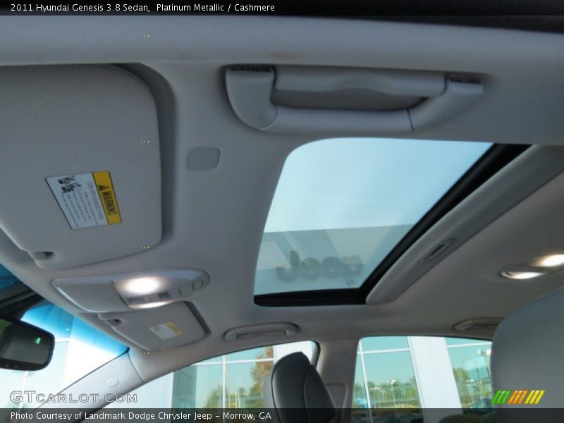 Platinum Metallic / Cashmere 2011 Hyundai Genesis 3.8 Sedan