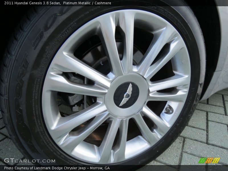 Platinum Metallic / Cashmere 2011 Hyundai Genesis 3.8 Sedan