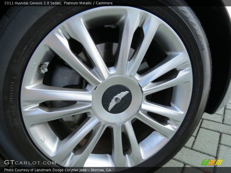 Platinum Metallic / Cashmere 2011 Hyundai Genesis 3.8 Sedan