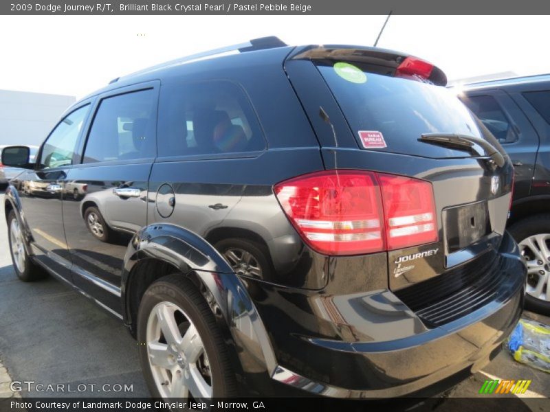 Brilliant Black Crystal Pearl / Pastel Pebble Beige 2009 Dodge Journey R/T