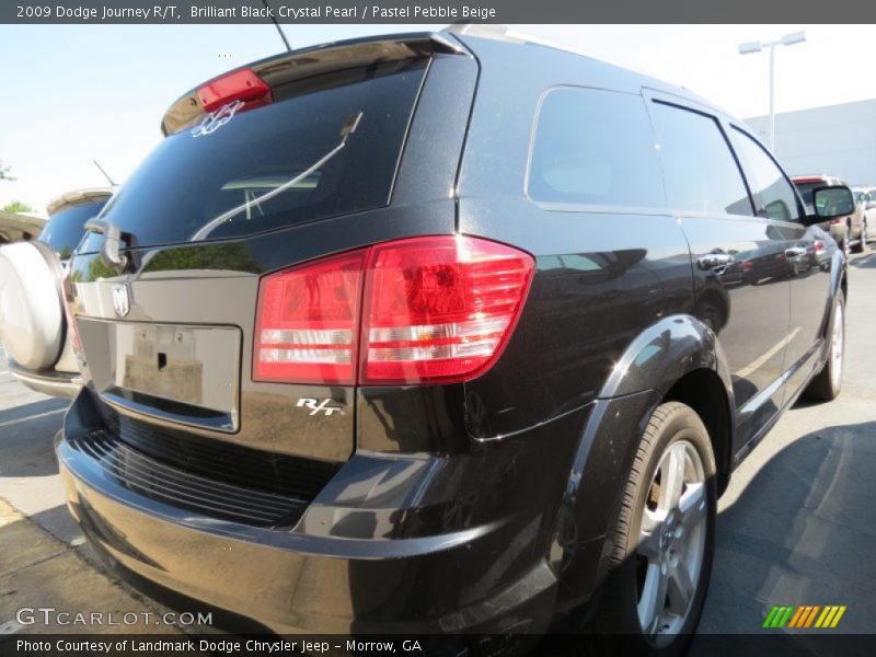 Brilliant Black Crystal Pearl / Pastel Pebble Beige 2009 Dodge Journey R/T