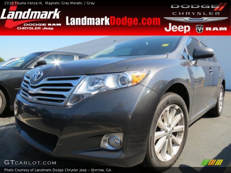 Magnetic Gray Metallic / Gray 2010 Toyota Venza I4
