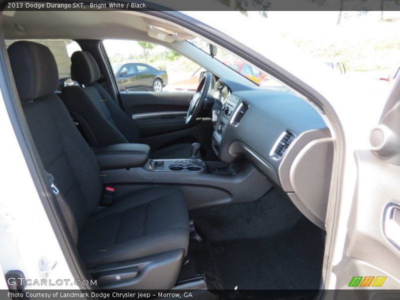 Bright White / Black 2013 Dodge Durango SXT