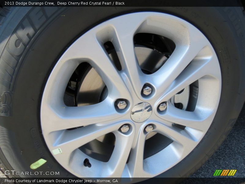 Deep Cherry Red Crystal Pearl / Black 2013 Dodge Durango Crew