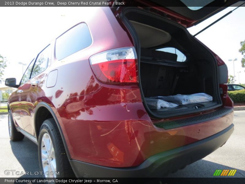 Deep Cherry Red Crystal Pearl / Black 2013 Dodge Durango Crew