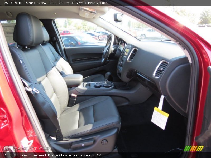Deep Cherry Red Crystal Pearl / Black 2013 Dodge Durango Crew