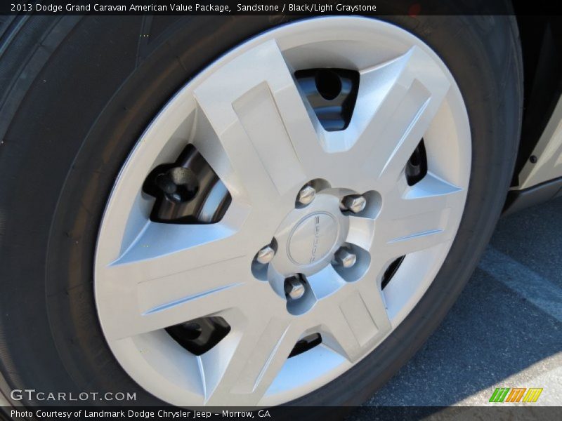 Sandstone / Black/Light Graystone 2013 Dodge Grand Caravan American Value Package