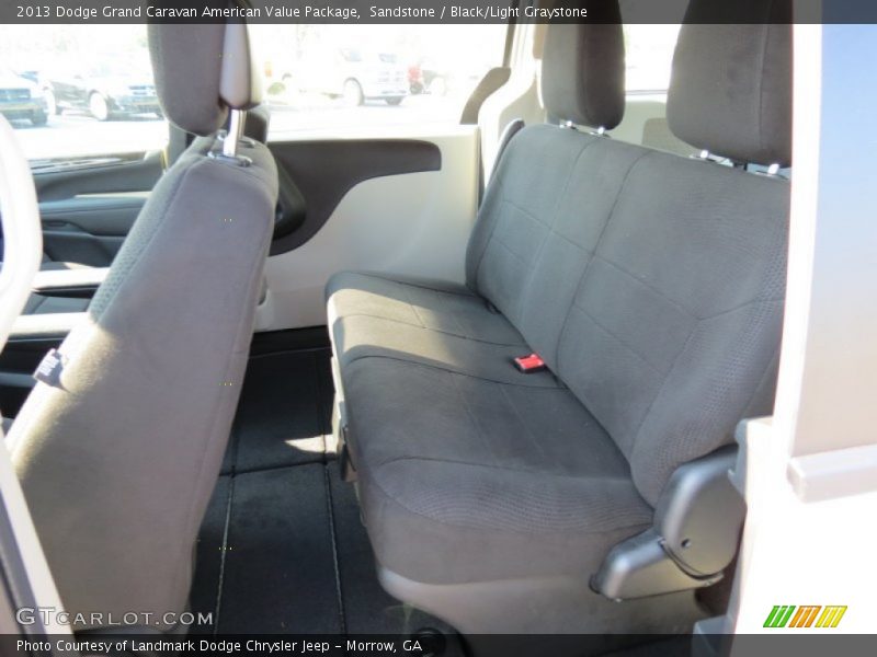 Sandstone / Black/Light Graystone 2013 Dodge Grand Caravan American Value Package