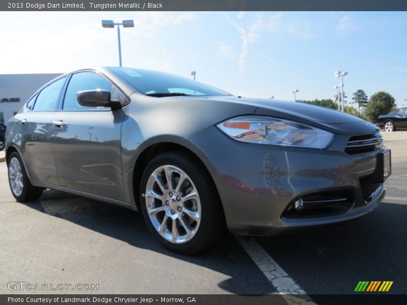 Tungsten Metallic / Black 2013 Dodge Dart Limited