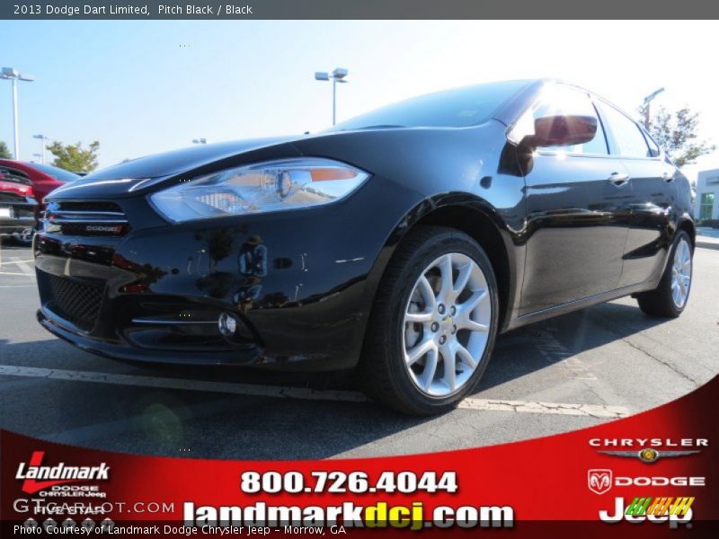 Pitch Black / Black 2013 Dodge Dart Limited
