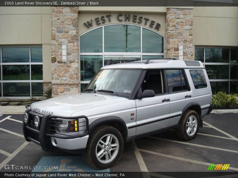 Zambezi Silver / Black 2003 Land Rover Discovery SE