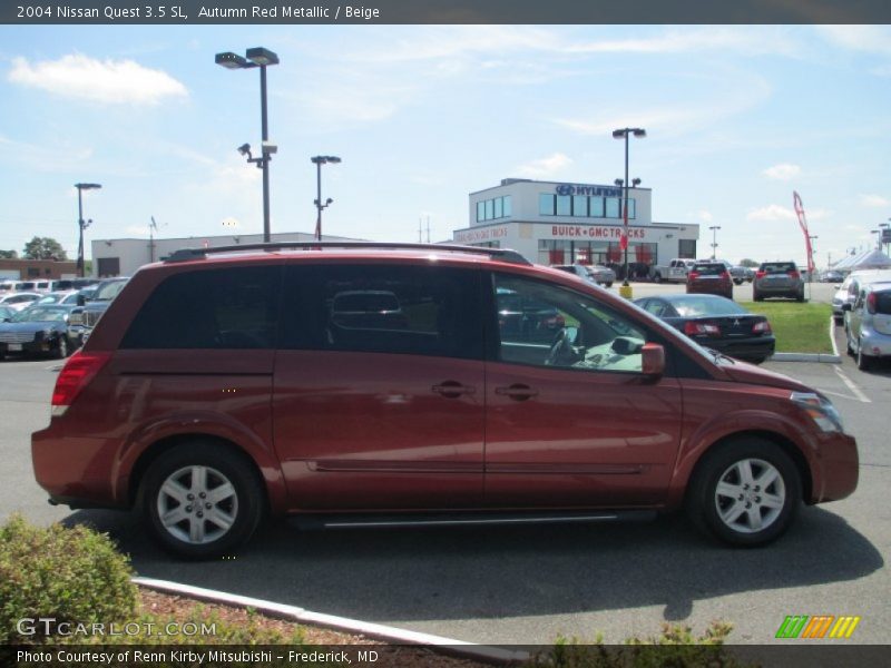Autumn Red Metallic / Beige 2004 Nissan Quest 3.5 SL