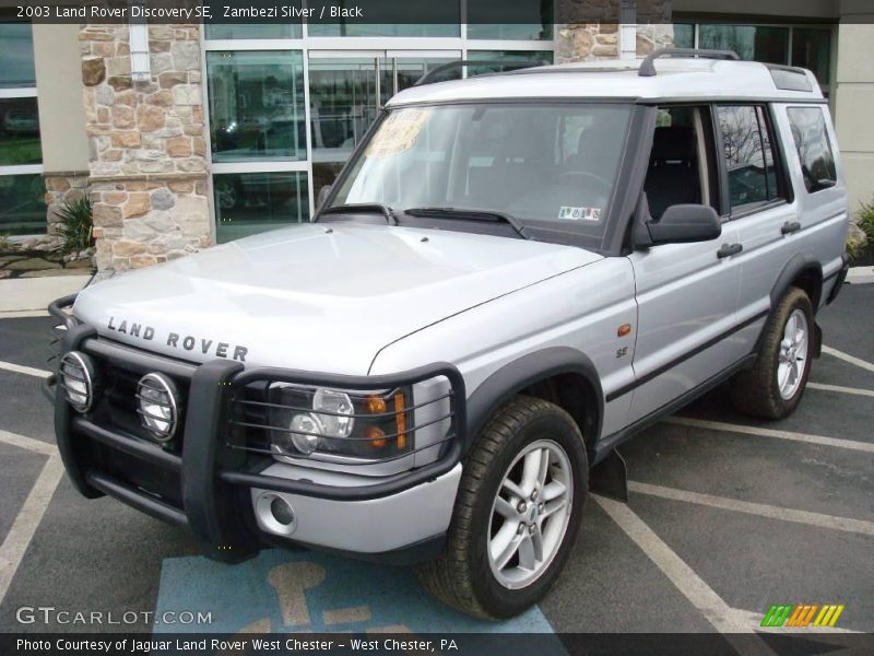 Zambezi Silver / Black 2003 Land Rover Discovery SE