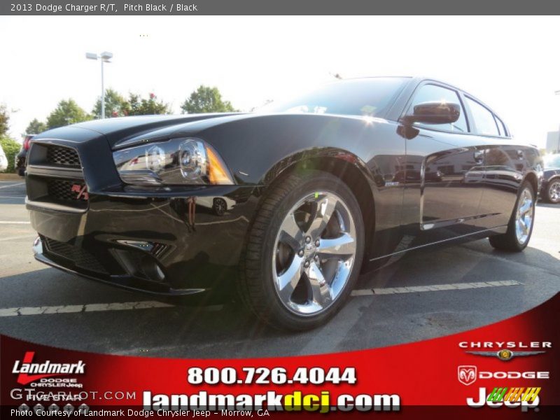 Pitch Black / Black 2013 Dodge Charger R/T