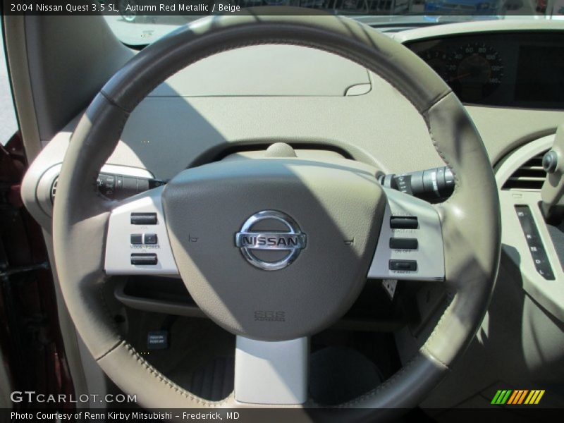 Autumn Red Metallic / Beige 2004 Nissan Quest 3.5 SL