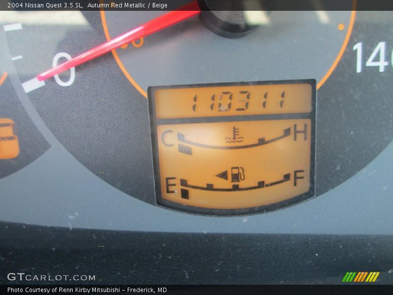 Autumn Red Metallic / Beige 2004 Nissan Quest 3.5 SL