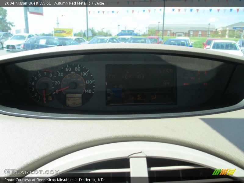 Autumn Red Metallic / Beige 2004 Nissan Quest 3.5 SL
