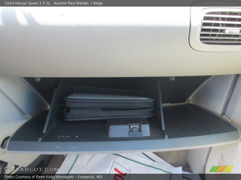 Autumn Red Metallic / Beige 2004 Nissan Quest 3.5 SL