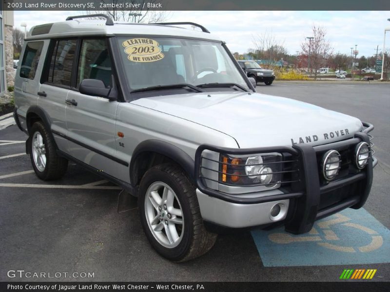 Zambezi Silver / Black 2003 Land Rover Discovery SE