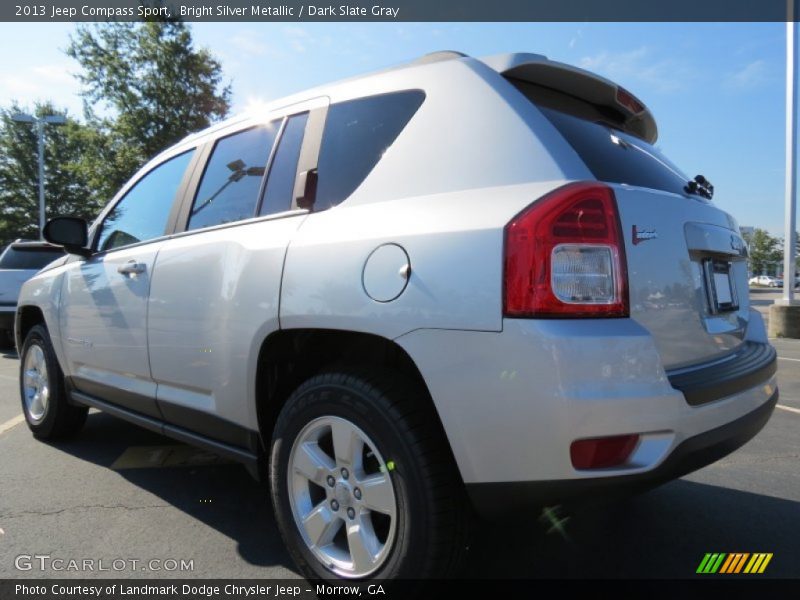 Bright Silver Metallic / Dark Slate Gray 2013 Jeep Compass Sport