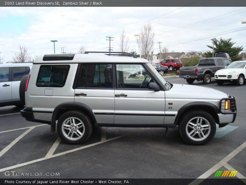 Zambezi Silver / Black 2003 Land Rover Discovery SE