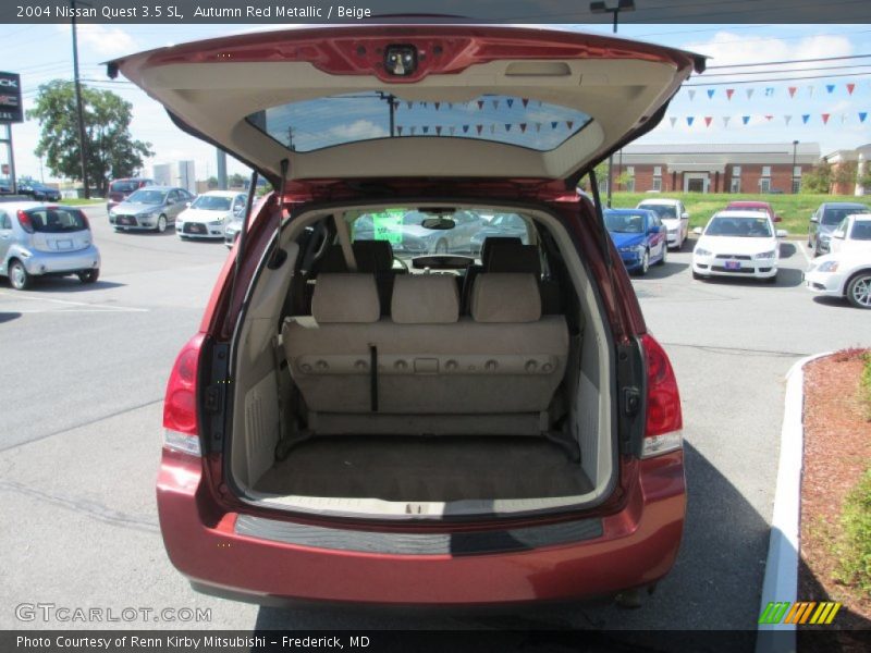 Autumn Red Metallic / Beige 2004 Nissan Quest 3.5 SL