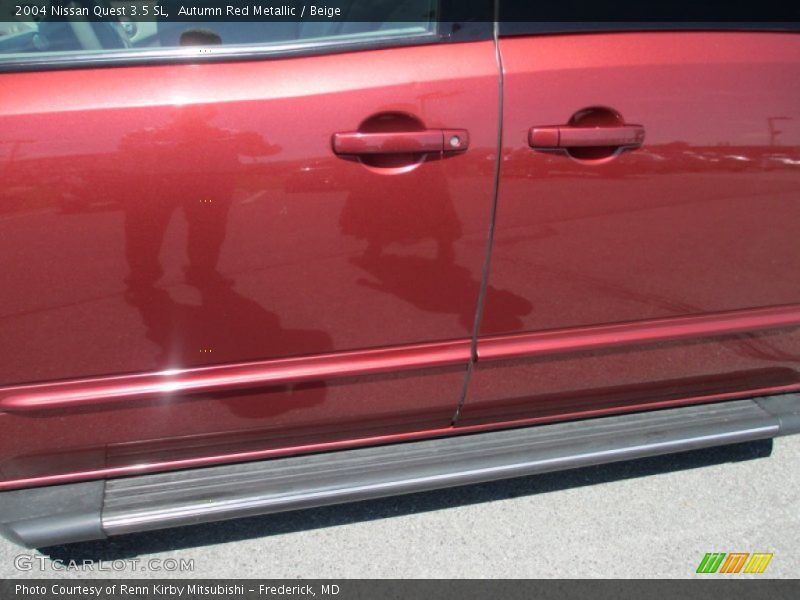 Autumn Red Metallic / Beige 2004 Nissan Quest 3.5 SL