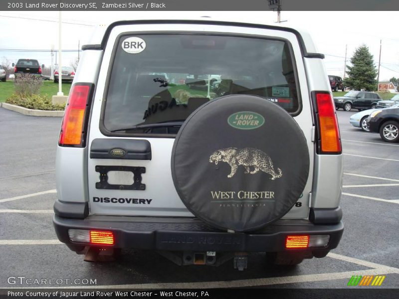 Zambezi Silver / Black 2003 Land Rover Discovery SE