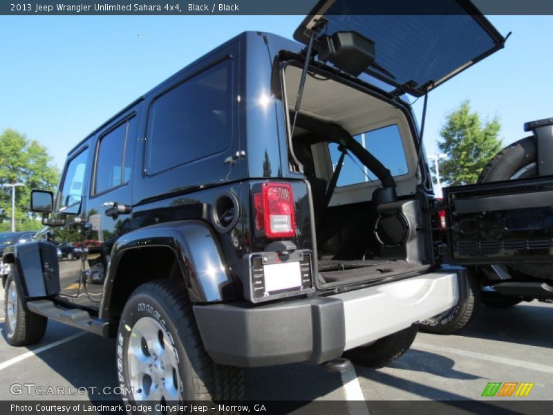 Black / Black 2013 Jeep Wrangler Unlimited Sahara 4x4