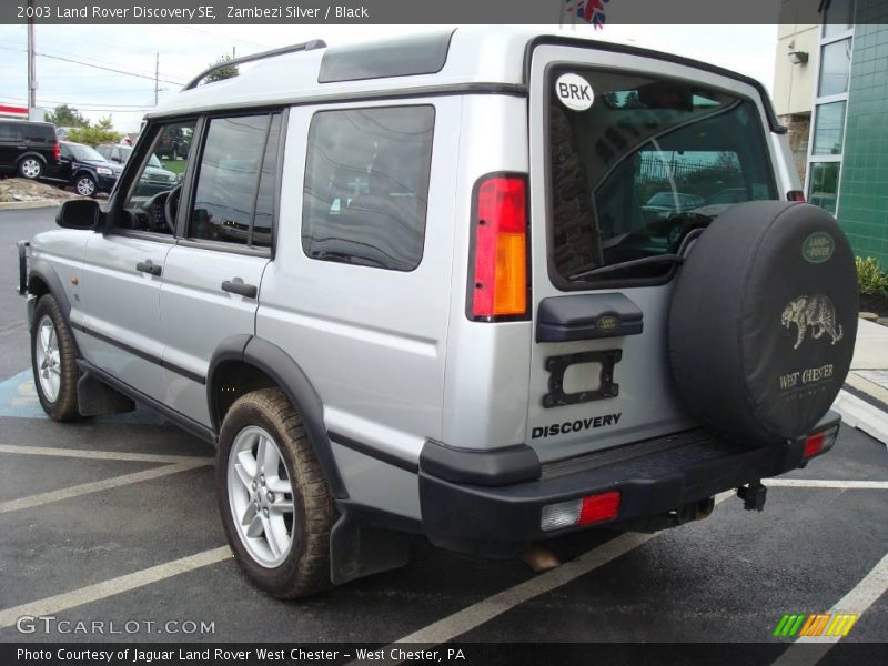 Zambezi Silver / Black 2003 Land Rover Discovery SE