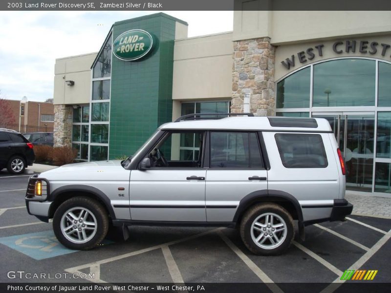 Zambezi Silver / Black 2003 Land Rover Discovery SE