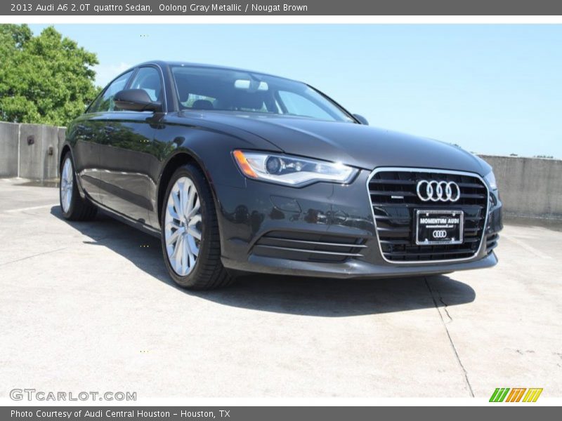 Oolong Gray Metallic / Nougat Brown 2013 Audi A6 2.0T quattro Sedan