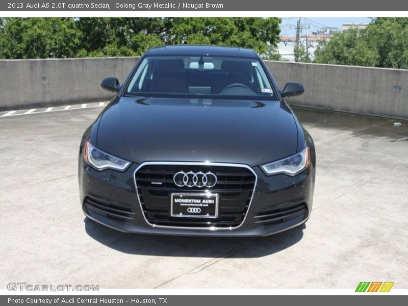 Oolong Gray Metallic / Nougat Brown 2013 Audi A6 2.0T quattro Sedan