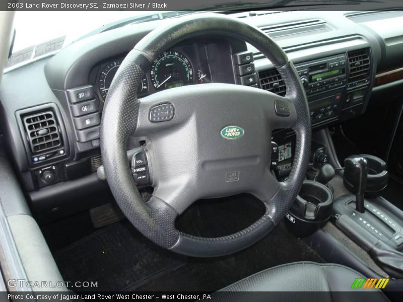 Zambezi Silver / Black 2003 Land Rover Discovery SE