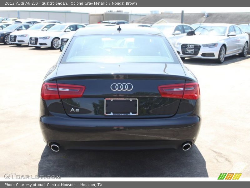 Oolong Gray Metallic / Nougat Brown 2013 Audi A6 2.0T quattro Sedan