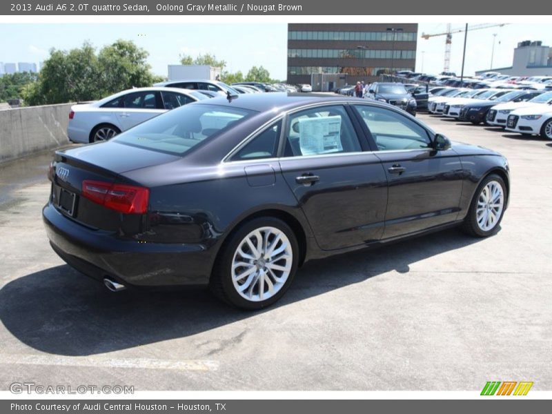 Oolong Gray Metallic / Nougat Brown 2013 Audi A6 2.0T quattro Sedan