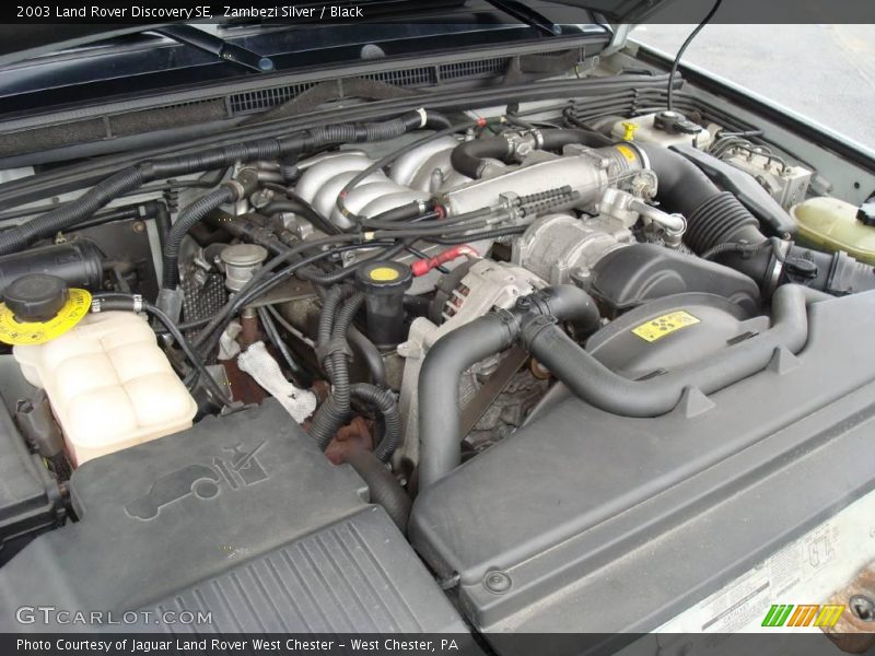 Zambezi Silver / Black 2003 Land Rover Discovery SE