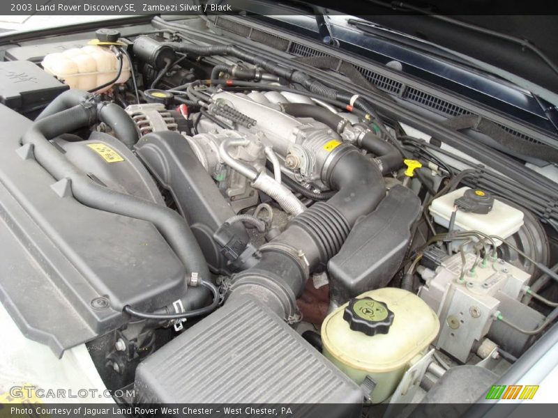 Zambezi Silver / Black 2003 Land Rover Discovery SE