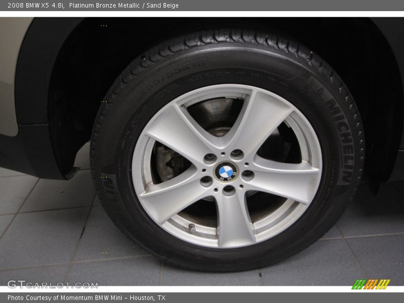 Platinum Bronze Metallic / Sand Beige 2008 BMW X5 4.8i