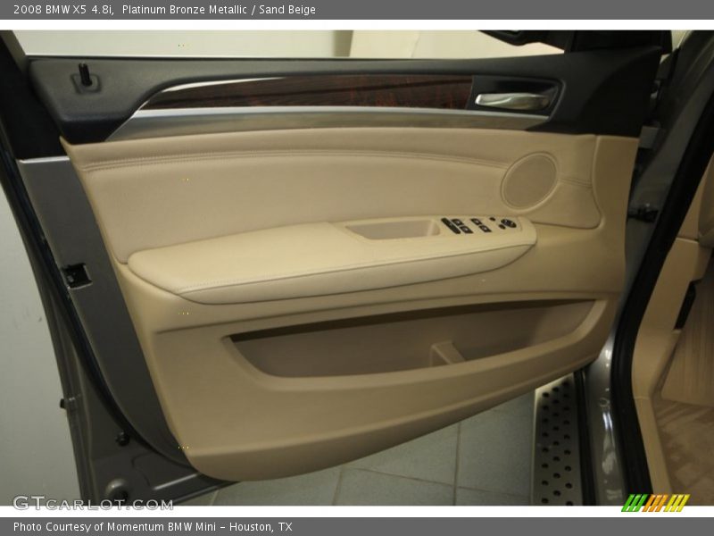 Platinum Bronze Metallic / Sand Beige 2008 BMW X5 4.8i