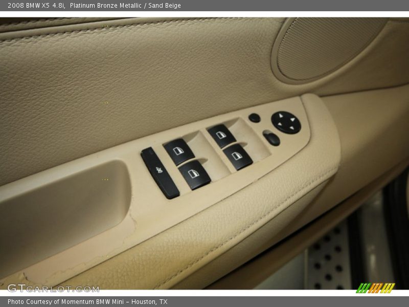 Platinum Bronze Metallic / Sand Beige 2008 BMW X5 4.8i