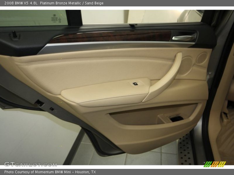 Platinum Bronze Metallic / Sand Beige 2008 BMW X5 4.8i
