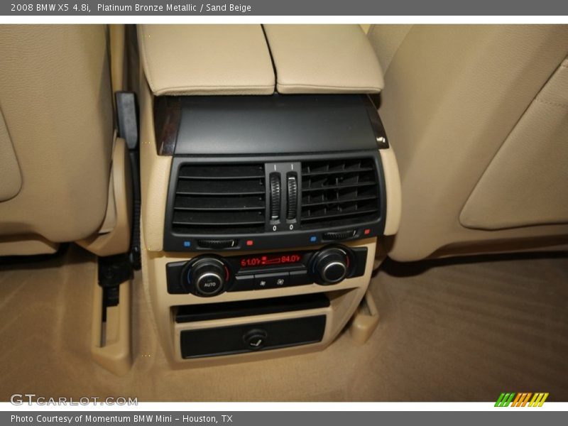 Platinum Bronze Metallic / Sand Beige 2008 BMW X5 4.8i