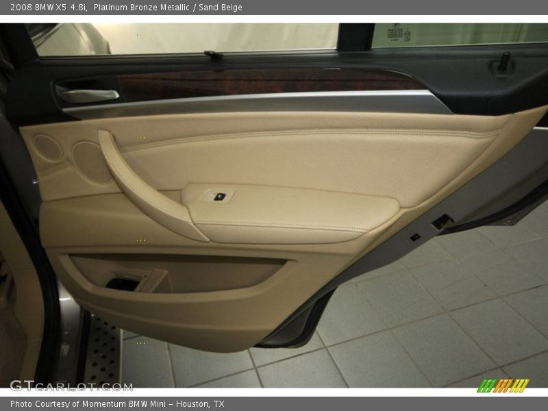 Platinum Bronze Metallic / Sand Beige 2008 BMW X5 4.8i