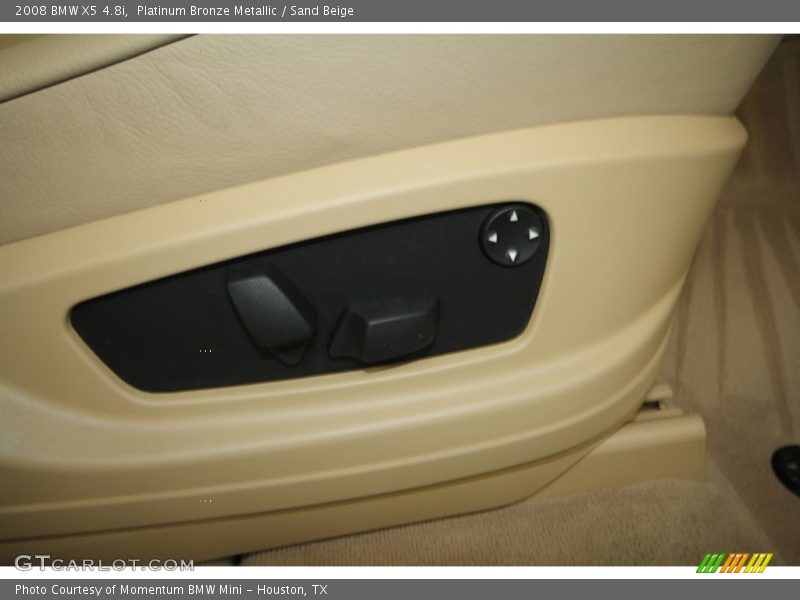 Platinum Bronze Metallic / Sand Beige 2008 BMW X5 4.8i