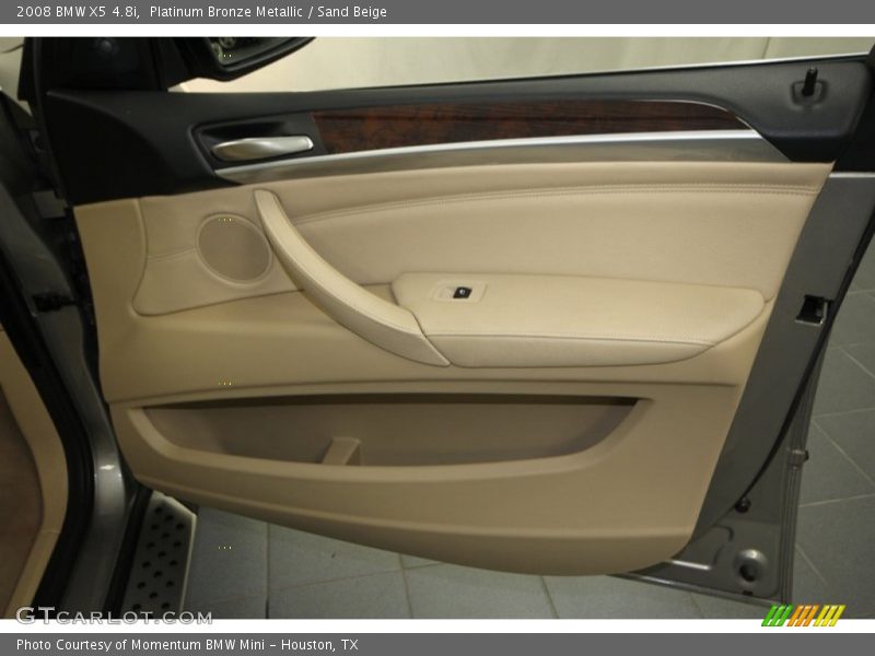 Platinum Bronze Metallic / Sand Beige 2008 BMW X5 4.8i
