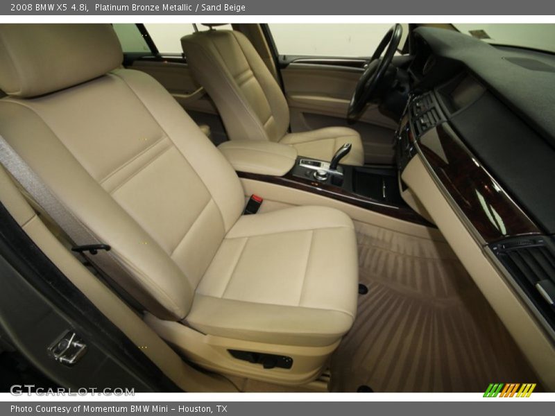 Platinum Bronze Metallic / Sand Beige 2008 BMW X5 4.8i