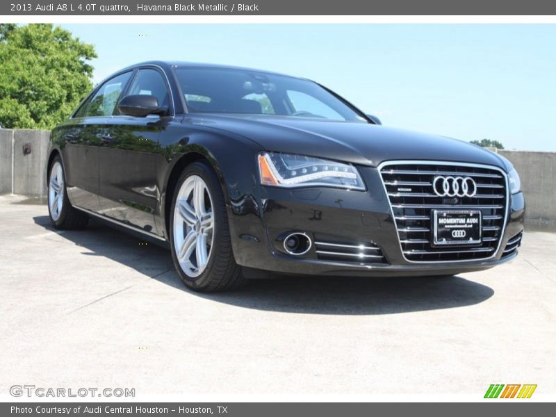 Havanna Black Metallic / Black 2013 Audi A8 L 4.0T quattro