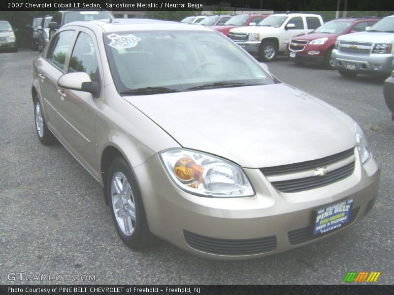 Sandstone Metallic / Neutral Beige 2007 Chevrolet Cobalt LT Sedan