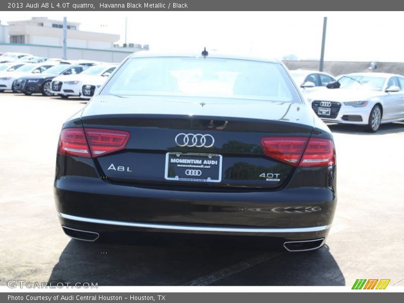 Havanna Black Metallic / Black 2013 Audi A8 L 4.0T quattro
